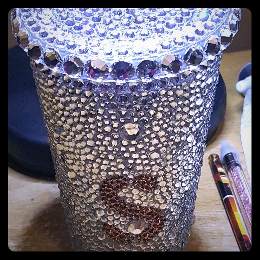 Blinged out cups